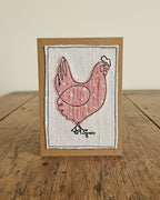 Carte artisanale Côté Couture Broderie