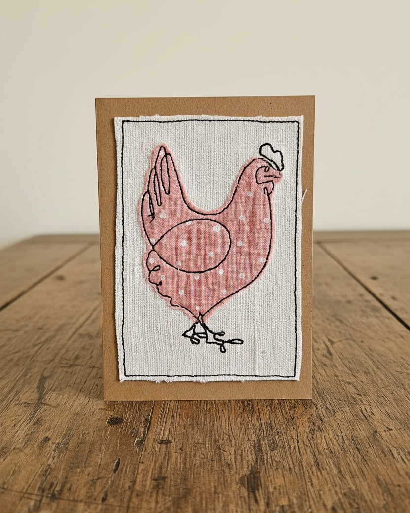 Carte artisanale Côté Couture Broderie