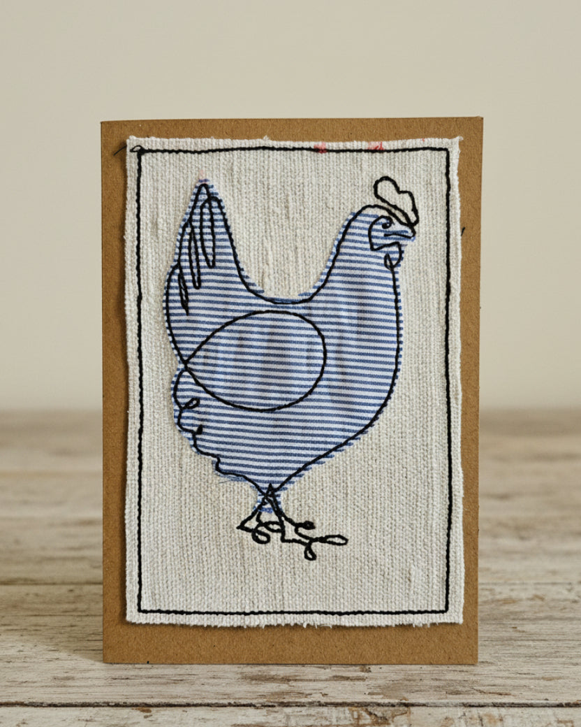 Carte artisanale Côté Couture Broderie