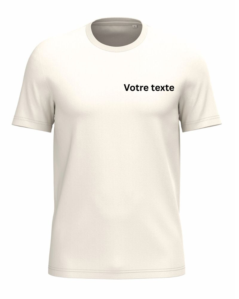T-shirt écoresponsable unisexe personnalisé Côté Couture Broderie