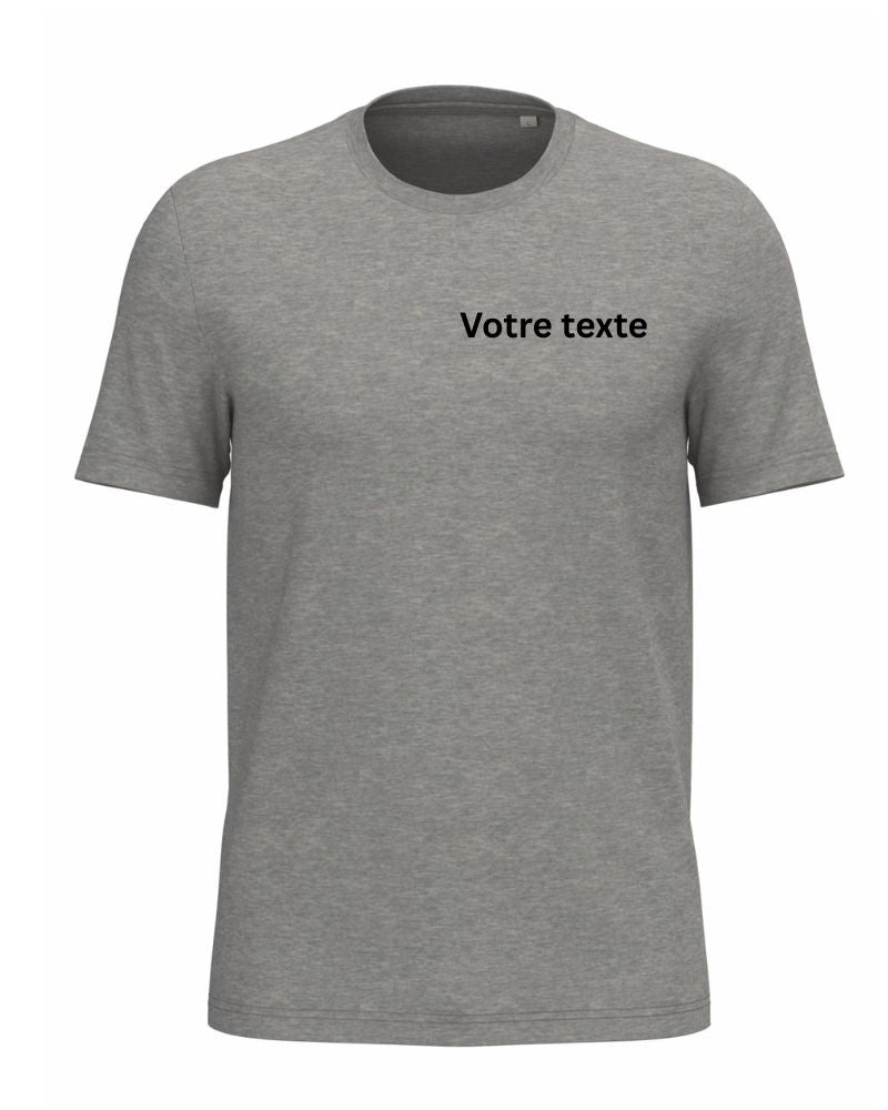 T-shirt écoresponsable unisexe personnalisé Côté Couture Broderie
