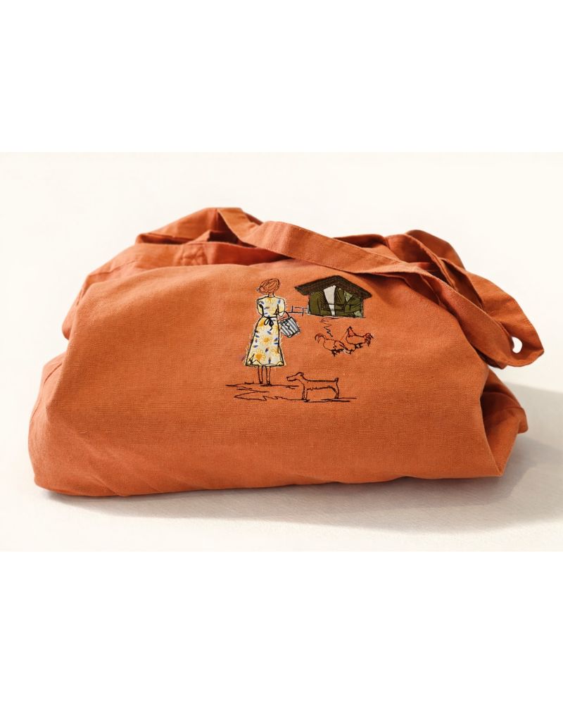 Sac Cabas appliqué Côté Couture Broderie