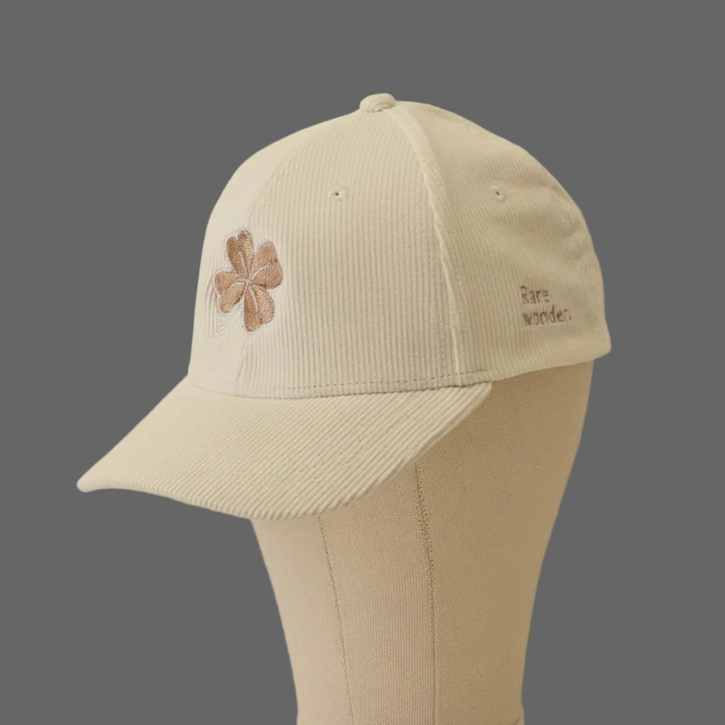 Casquette en velours trèfle Côté Couture Broderie