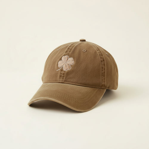 Casquette délavée trèfle Côté Couture Broderie