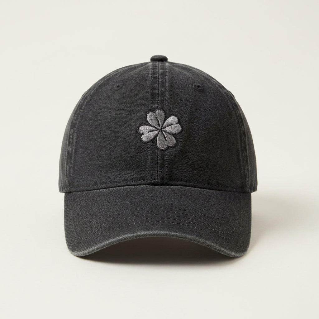 Casquette délavée trèfle Côté Couture Broderie