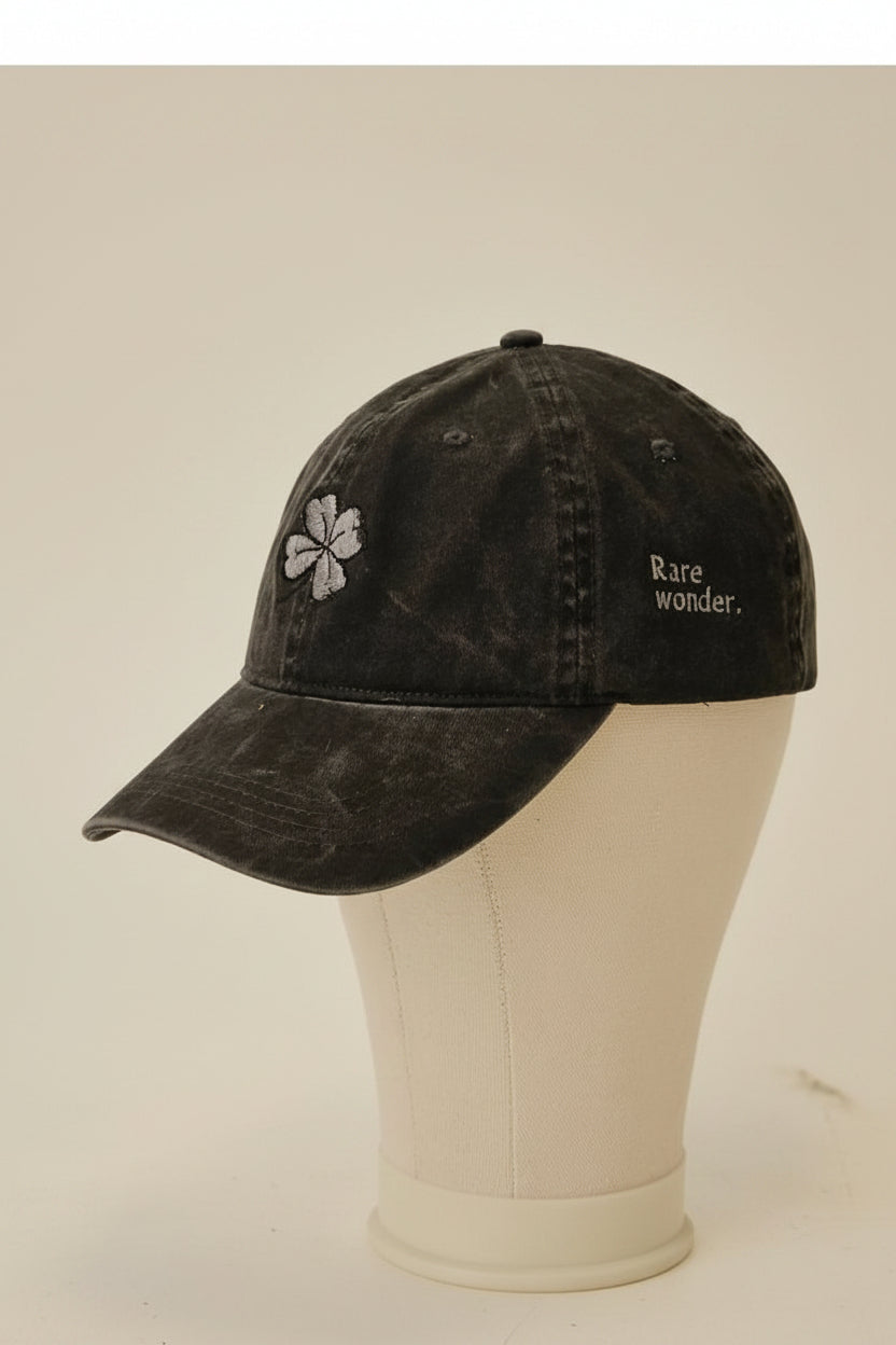 Casquette délavée trèfle Côté Couture Broderie