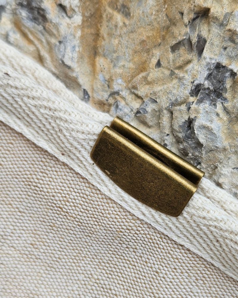 Sac tote – appliqué artisanal “Lady & Poulettes” Côté Couture Broderie