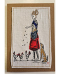 Carte artisanale Côté Couture Broderie