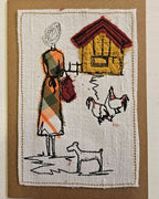 Carte artisanale Côté Couture Broderie