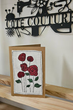 Carte artisanale Côté Couture Broderie