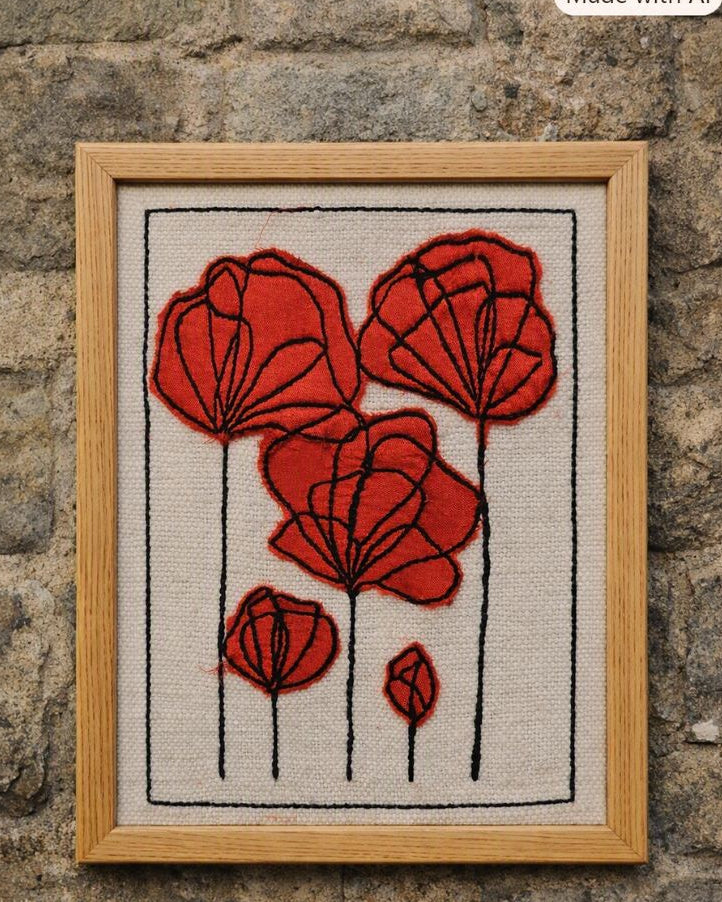 Carte artisanale Côté Couture Broderie