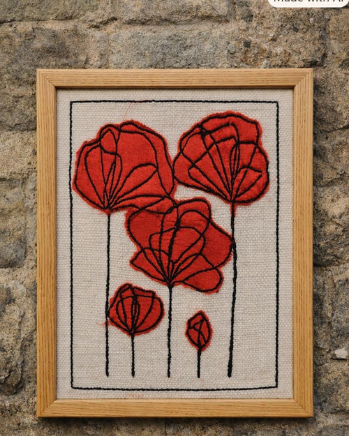 Carte artisanale Côté Couture Broderie