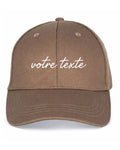 Casquette écoresponsable personnalisée Côté Couture Broderie