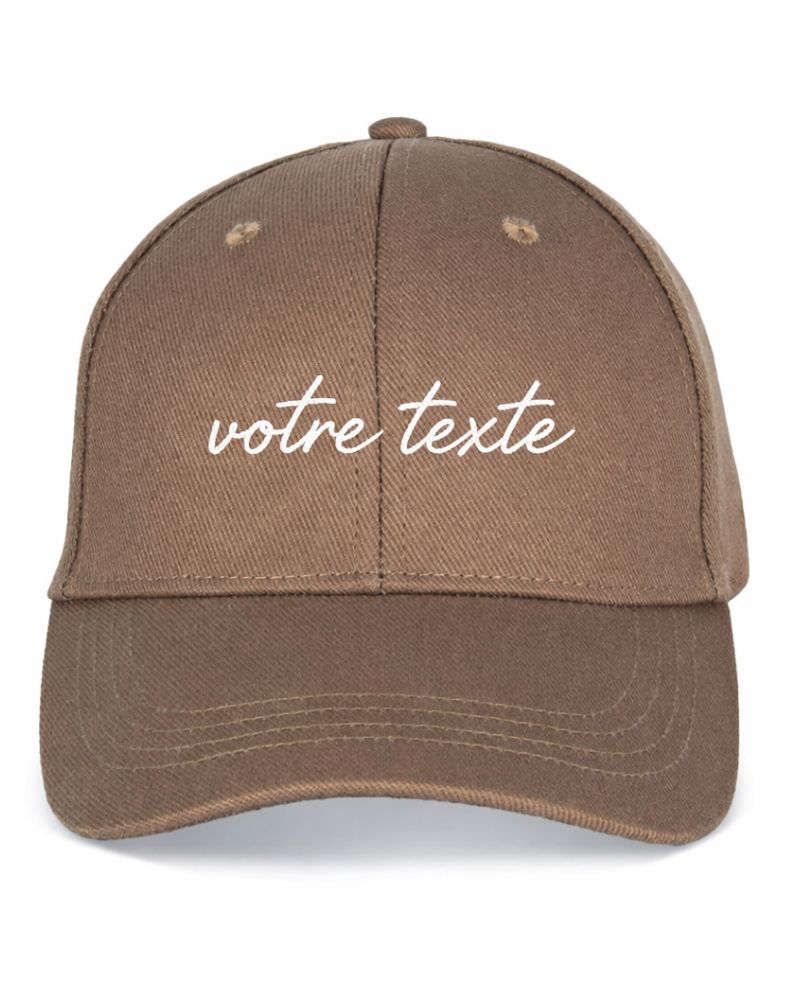 Casquette écoresponsable personnalisée Côté Couture Broderie