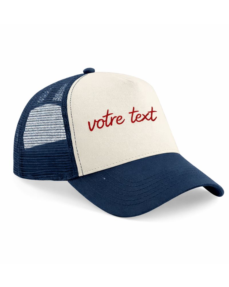 Casquette filet junior personnalisée Côté Couture Broderie