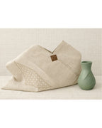 Sac Origami en Chanvre – Fait Main et Broderie Sashiko Côté Couture Broderie