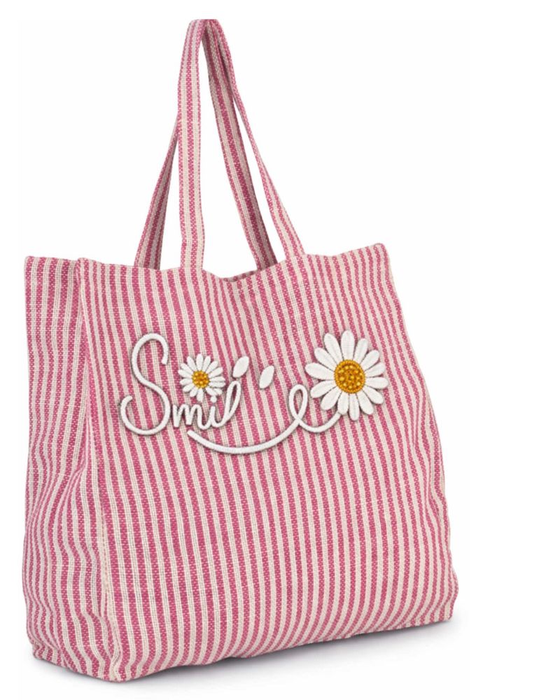 Sac cabas smile Côté Couture Broderie
