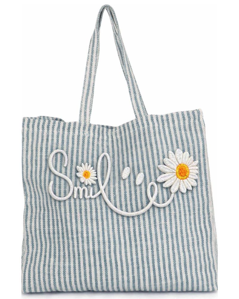 Sac cabas smile Côté Couture Broderie